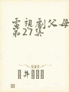 电视剧父母爱情第27集