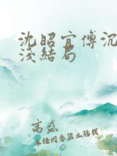 沈昭宜傅沉砚叶浅结局