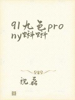 91九色prony蝌蚪