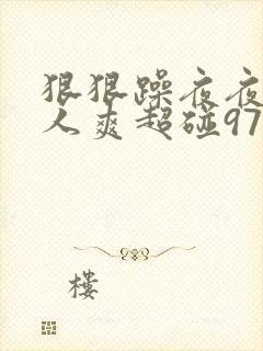 狠狠躁夜夜躁人人爽超碰97香蕉
