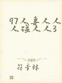 97人妻人人做人碰人人3