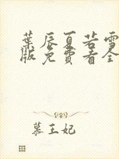 叶辰夏若雪完整版免费看全文阅读