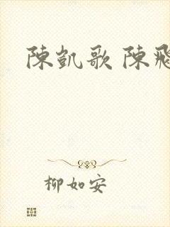 陈凯歌 陈飞宇