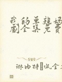 我的单亲妈妈韩剧全集免费观看中文