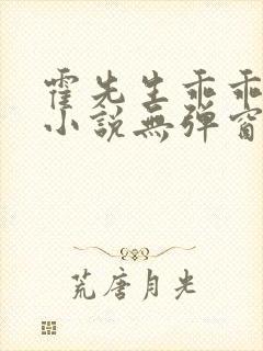 霍先生乖乖宠我小说无弹窗无广告