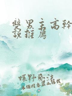 双男主高干的小说推荐