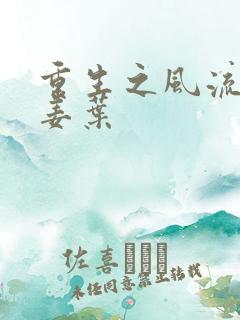 重生之风流仕途姜叶