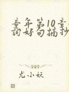 童年第10章好词好句摘抄