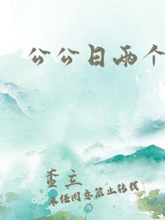 公公日两个儿媳