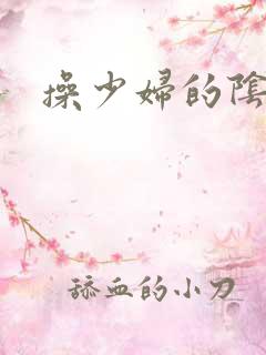 操少妇的阴道