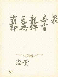 霸天龙帝最新章节无弹窗 霸天龙帝最新章节无弹窗