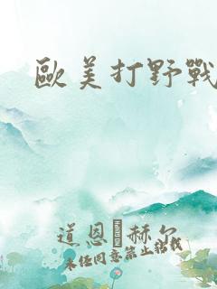 欧美打野战视频