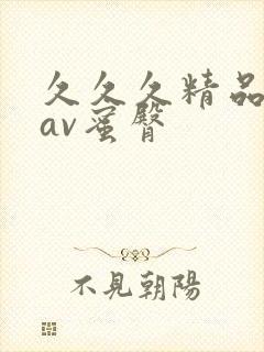 久久久精品毛片av蜜臀