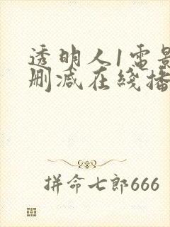 透明人1电影无删减在线播放