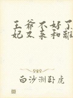 王爷不好了,王妃又来和离了