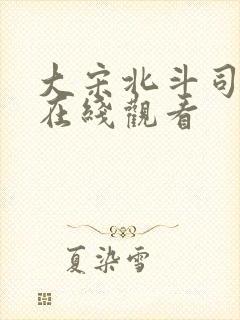 大宋北斗司免费在线观看