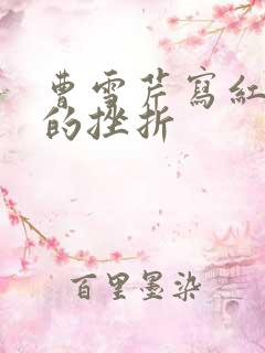 曹雪芹写红楼梦的挫折