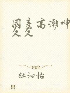 国产高潮呻吟久久久