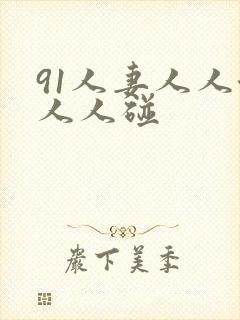 91人妻人人澡人人碰