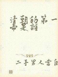 清朝的第一位皇帝是谁