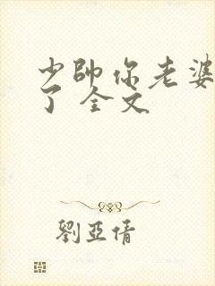 少帅你老婆又跑了 全文