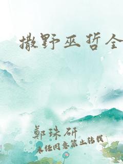撒野巫哲全文