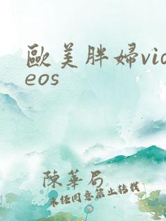欧美胖妇videos
