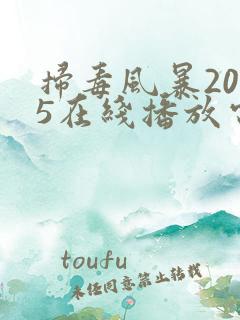 扫毒风暴2025在线播放电视剧免费观看