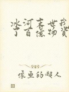 冰河末世我囤积了百亿物资小说