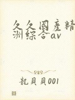 久久国产精品亚洲综合av