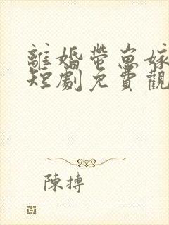 离婚带崽嫁豪门短剧免费观看