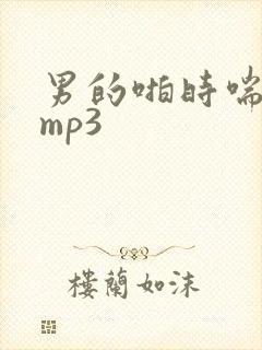 男的啪时喘气声mp3
