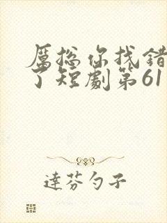 厉总你找错夫人了短剧第61集