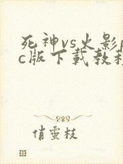 死神vs火影pc版下载教程