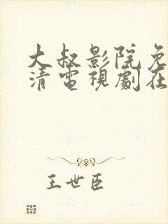 大叔影院免费高清电视剧在线观看