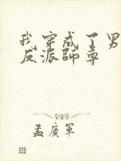 我穿成了男主的反派师尊