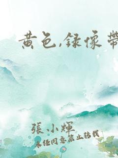 黄色,录像带