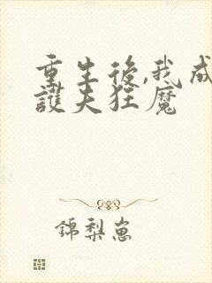 重生后,我成了护夫狂魔