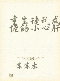 重生后我成了大佬的小心肝全文免费