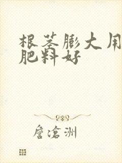 根茎膨大用什么肥料好