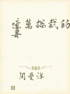 亿万总裁的隐婚妻