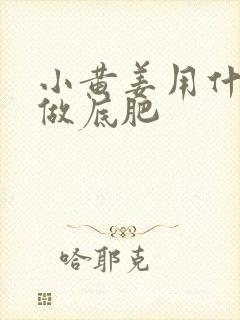 小黄姜用什么肥做底肥
