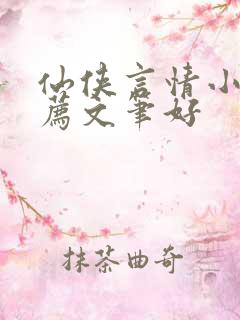 仙侠言情小说推荐文笔好