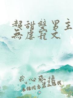 超甜双男主小说无虐宠文
