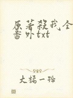 原著杀我全文加番外txt
