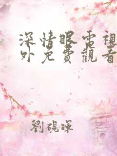 深情眼电视剧番外免费观看全集高清版 深情眼电视剧番外免费观看全集高清版