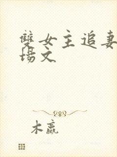 双女主追妻火葬场文