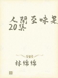 人间至味是清欢20集