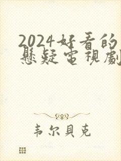 2024好看的悬疑电视剧有哪些