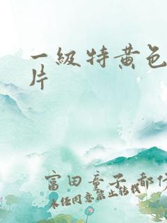 一级特黄色生活片